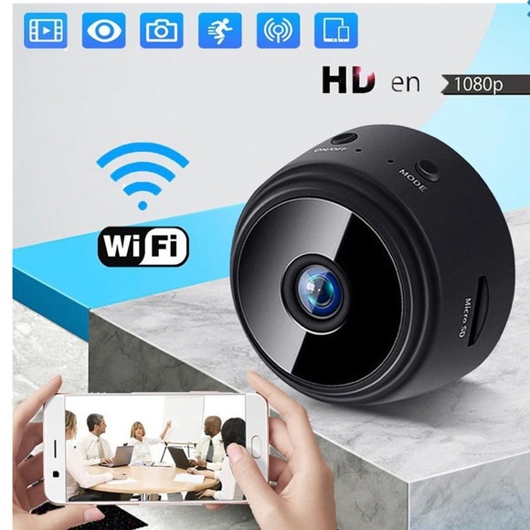Mini CCTV Camera WiFi Cam, 1080p HD Version Voice Video Wireless Recorder - Picture 4 of 8